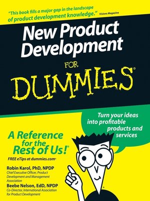 cover image of New Product Development For Dummies